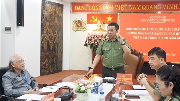 Ngày Sách và Văn hóa đọc Việt Nam trong CAND được tổ chức thiết thực, sinh động